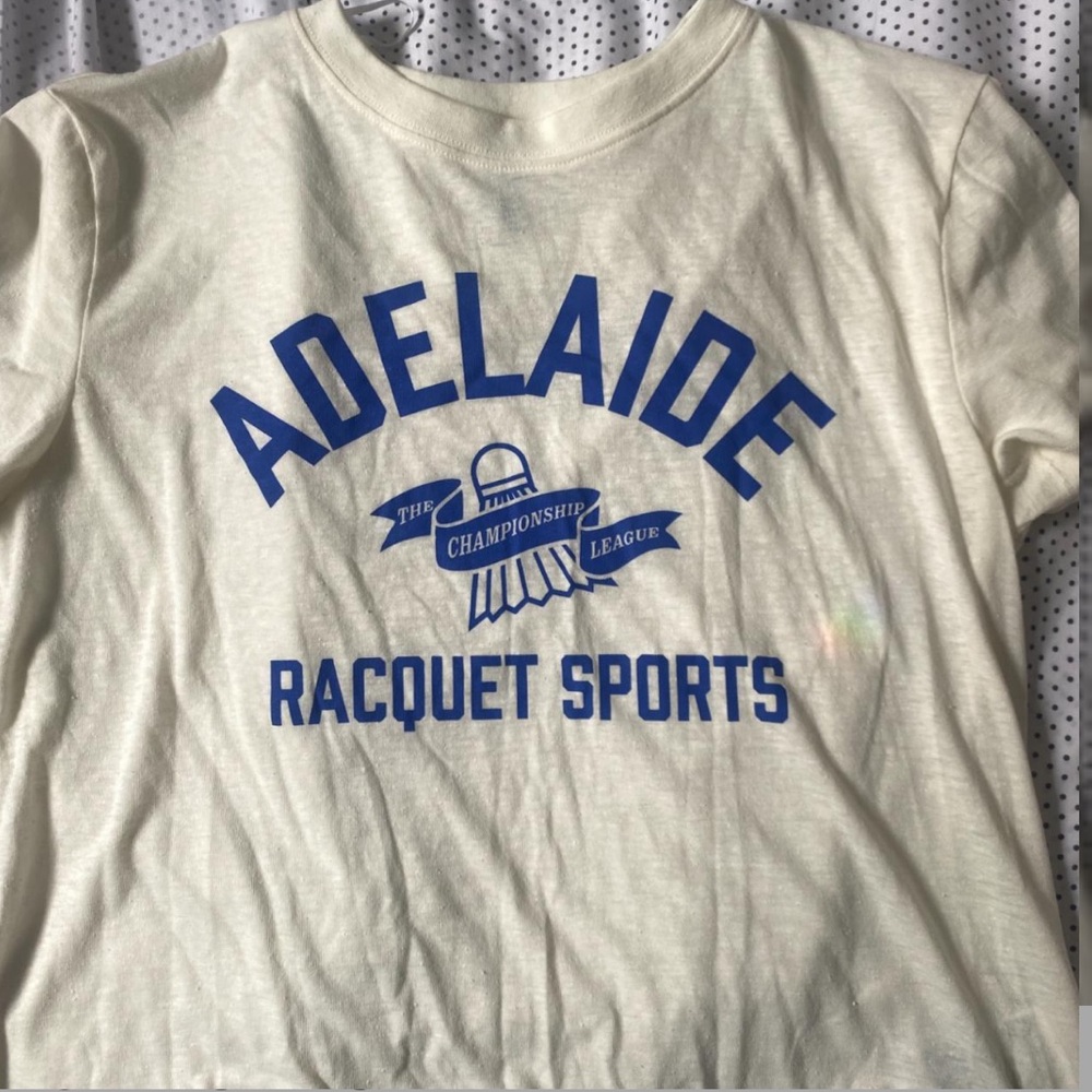 H&M Cream Divided Tee
